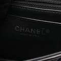 Miniatyrbild 5 av 7: Pre-owned Chanel Mini Square Classic Chevron Patent Single Flap Black