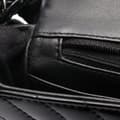 Miniatyrbild 7 av 7: Pre-owned Chanel Mini Square Classic Chevron Patent Single Flap Black