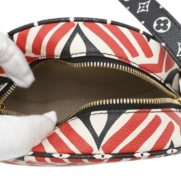 Pre-owned Louis Vuitton Monogram Giant Crafty Boite Chapeau Souple Bag Red