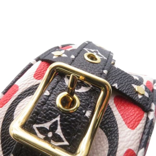 Pre-owned Louis Vuitton Monogram Giant Crafty Boite Chapeau Souple Bag Red