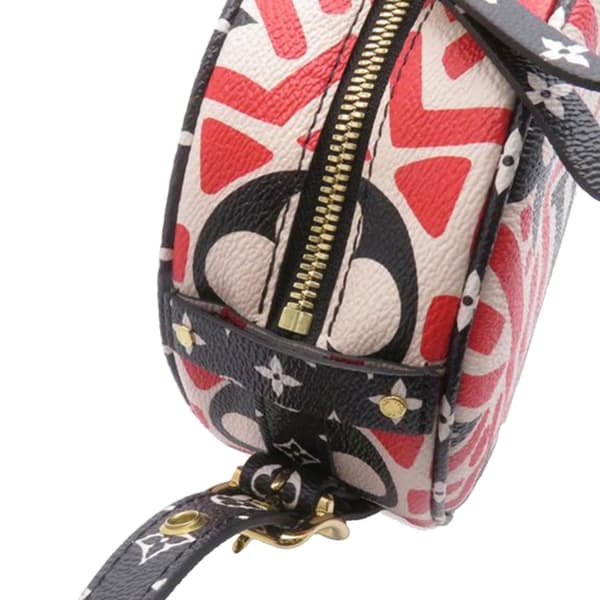 Pre-owned Louis Vuitton Monogram Giant Crafty Boite Chapeau Souple Bag Red