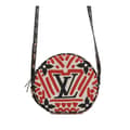 Pikkukuva 1 / 10: Pre-owned Louis Vuitton Monogram Giant Crafty Boite Chapeau Souple Bag Red