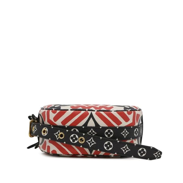 Pre-owned Louis Vuitton Monogram Giant Crafty Boite Chapeau Souple Bag Red