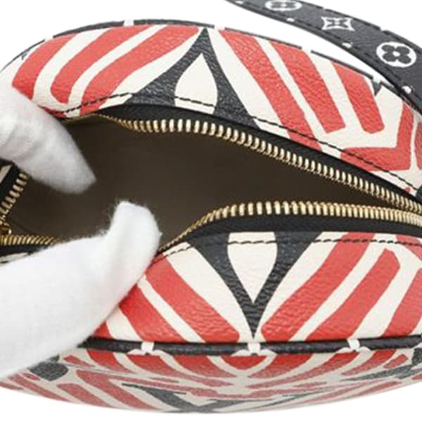 Pre-owned Louis Vuitton Monogram Giant Crafty Boite Chapeau Souple Bag Red