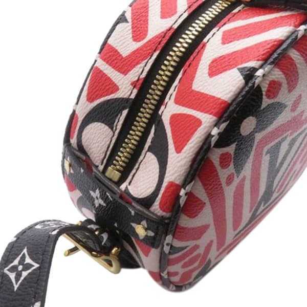 Pre-owned Louis Vuitton Monogram Giant Crafty Boite Chapeau Souple Bag Red