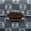 Miniatyrbilde 7 av 10: Pre-owned LOEWE Anagram Coated Canvas Crossbody Blue