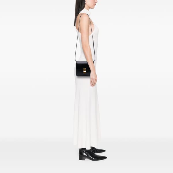 Pre-owned Celine Teen Calfskin Classic Box Black