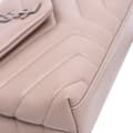 Miniatyrbild 9 av 10: Pre-owned Saint Laurent Toy Matelasse Leather Monogram LouLou Crossbody Brown