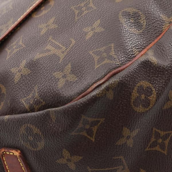 Pre-owned Louis Vuitton Monogram Saumur 35 Brown