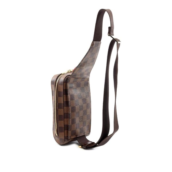 Pre-owned Louis Vuitton Damier Ebene Geronimos Brown