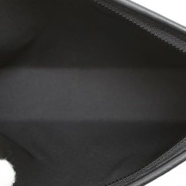 Pre-owned Louis Vuitton Monogram Shadow Gaston Wearable Wallet Black