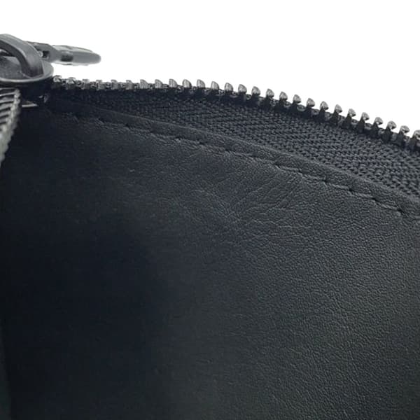 Pre-owned Louis Vuitton Monogram Shadow Gaston Wearable Wallet Black