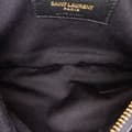 Miniatyrbillede 7 af 10: Pre-owned Saint Laurent Diamond Quilted Lambskin Angie Chain Bag Black