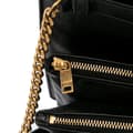 Miniatyrbillede 10 af 10: Pre-owned Saint Laurent Diamond Quilted Lambskin Angie Chain Bag Black