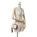 Miniatyrbild 10 av 10: Pre-owned Saint Laurent Mini Canvas Monogram Lou Camera Bag Brown