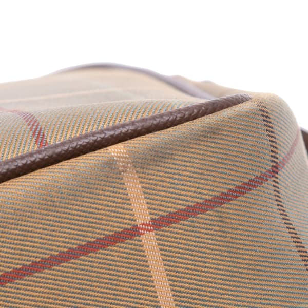 Pre-owned Burberry Vintage Check Canvas Crossbody Brown