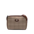 Miniatyrbillede 1 af 10: Pre-owned Burberry Vintage Check Canvas Crossbody Brown