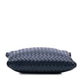 Miniatyrbild 3 av 10: Pre-owned Bottega Veneta Leather Intrecciato Crossbody Blue