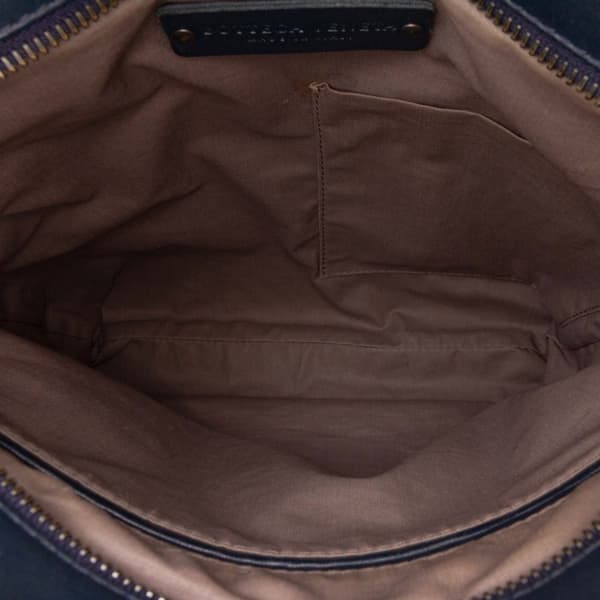 Pre-owned Bottega Veneta Leather Intrecciato Crossbody Blue