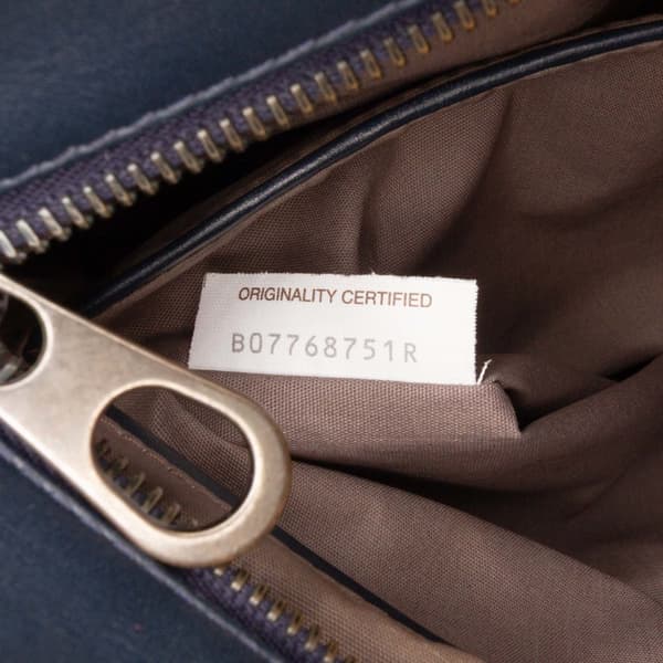 Pre-owned Bottega Veneta Leather Intrecciato Crossbody Blue