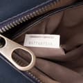 Miniatyrbild 6 av 10: Pre-owned Bottega Veneta Leather Intrecciato Crossbody Blue