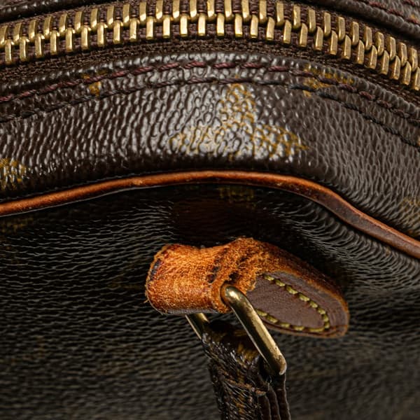 Pre-owned Louis Vuitton Monogram Pochette Marly Bandouliere Brown