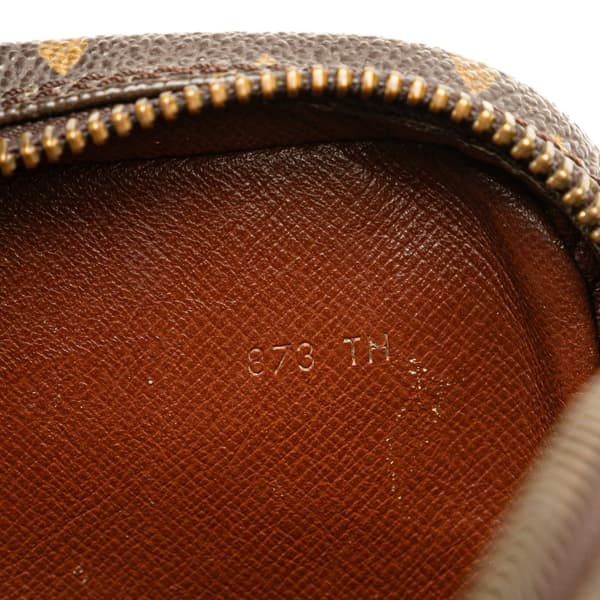 Pre-owned Louis Vuitton Monogram Pochette Marly Bandouliere Brown