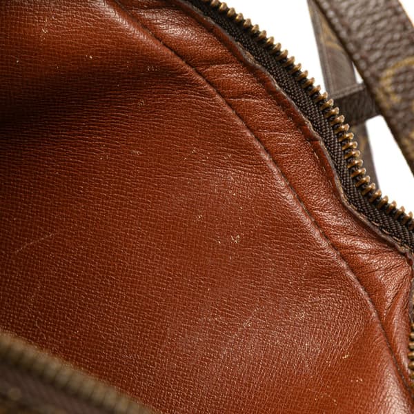 Pre-owned Louis Vuitton Monogram Pochette Marly Bandouliere Brown