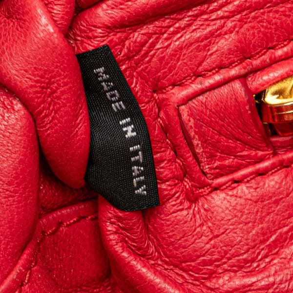 Pre-owned Prada Nappa Leather Crossbody Red