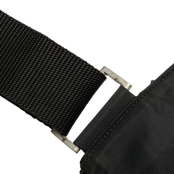 Pre-owned Prada Tessuto Zip Top Crossbody Black