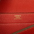 Miniatyrbild 5 av 10: Pre-owned Hermès Clemence Sac a Depeches 27 Orange
