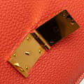 Miniatyrbild 8 av 10: Pre-owned Hermès Clemence Sac a Depeches 27 Orange
