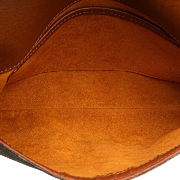 Pre-owned Louis Vuitton Monogram Musette Tango Long Strap Brown