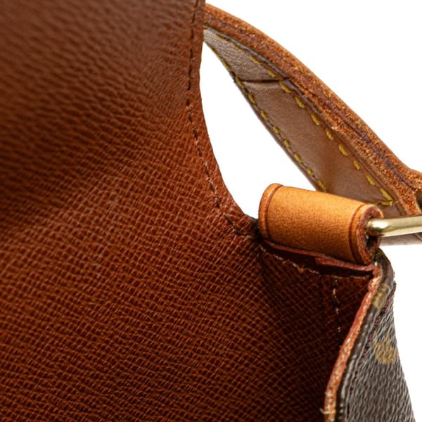 Pre-owned Louis Vuitton Monogram Musette Tango Long Strap Brown