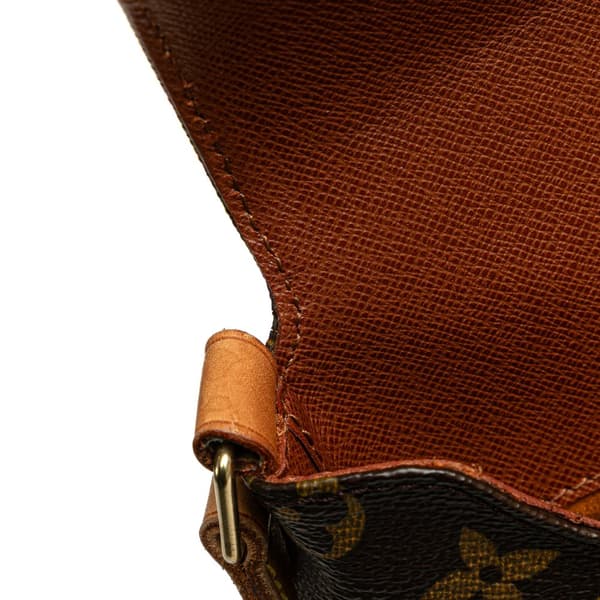 Pre-owned Louis Vuitton Monogram Musette Tango Long Strap Brown