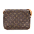 Miniatyrbillede 1 af 10: Pre-owned Louis Vuitton Monogram Musette Tango Long Strap Brown