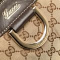 Miniatyrbilde 7 av 10: Pre-owned Gucci GG Canvas Abbey D Ring Crossbody Brown