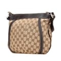 Miniatyrbilde 2 av 10: Pre-owned Gucci GG Canvas Abbey D Ring Crossbody Brown