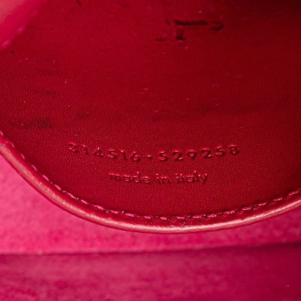Pre-owned Saint Laurent Small Leather Betty Crossbody Red