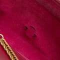 Miniatyrbild 6 av 8: Pre-owned Saint Laurent Small Leather Betty Crossbody Red