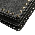 Pikkukuva 9 / 10: Pre-owned Valentino Pebbled Calfskin Rockstud Chain Wallet Black