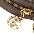 Miniatyrbild 8 av 10: Pre-owned Gucci Mini GG Supreme Round Ophidia Crossbody Brown