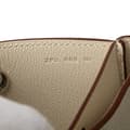 Miniatyrbild 6 av 10: Pre-owned Hermès Togo Perspective Cavaliere 21 White