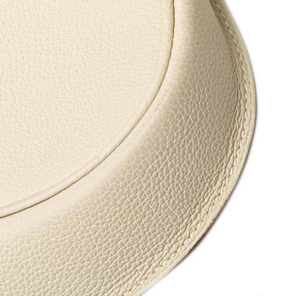 Pre-owned Hermès Togo Perspective Cavaliere 21 White