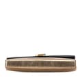 Miniatyrbild 3 av 10: Pre-owned Saint Laurent Metallic Grain De Poudre Monogram Sulpice Chain Wallet Gold