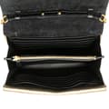 Miniatyrbild 4 av 10: Pre-owned Saint Laurent Metallic Grain De Poudre Monogram Sulpice Chain Wallet Gold