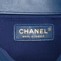 Miniatyrbild 5 av 10: Pre-owned Chanel Old Medium Quilted Lambskin Boy Flap Blue