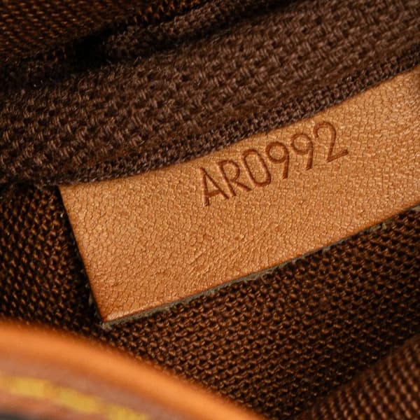 Pre-owned Louis Vuitton Monogram Saumur 30 Brown