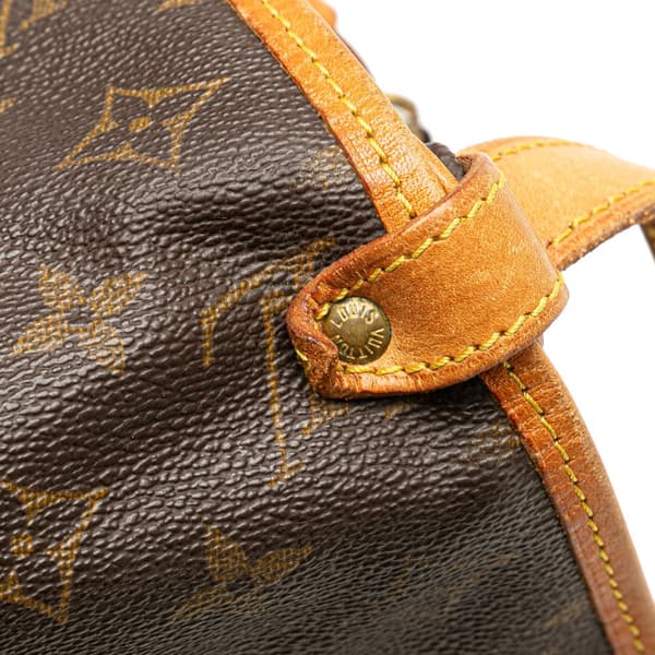 Pre-owned Louis Vuitton Monogram Saumur 30 Brown