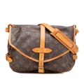 Miniatyrbillede 1 af 10: Pre-owned Louis Vuitton Monogram Saumur 30 Brown